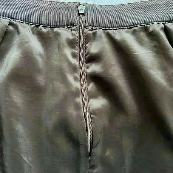 EUC J Crew Black Label Y2K 90s Lambs Wool Mini Skirt Plaid Preppy Brown Sz 6 - Picture 7 of 12